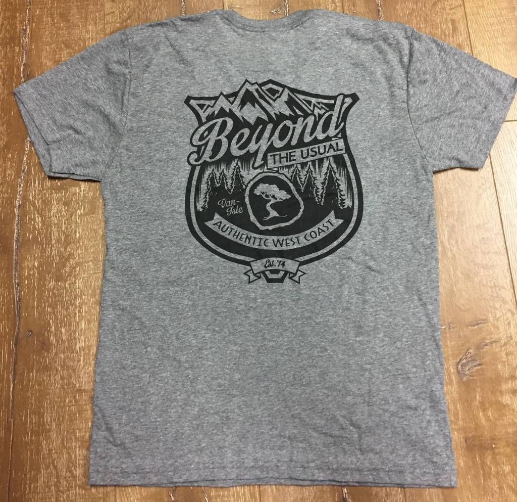 BTU Men&#39;s Badge Tee Heather Grey