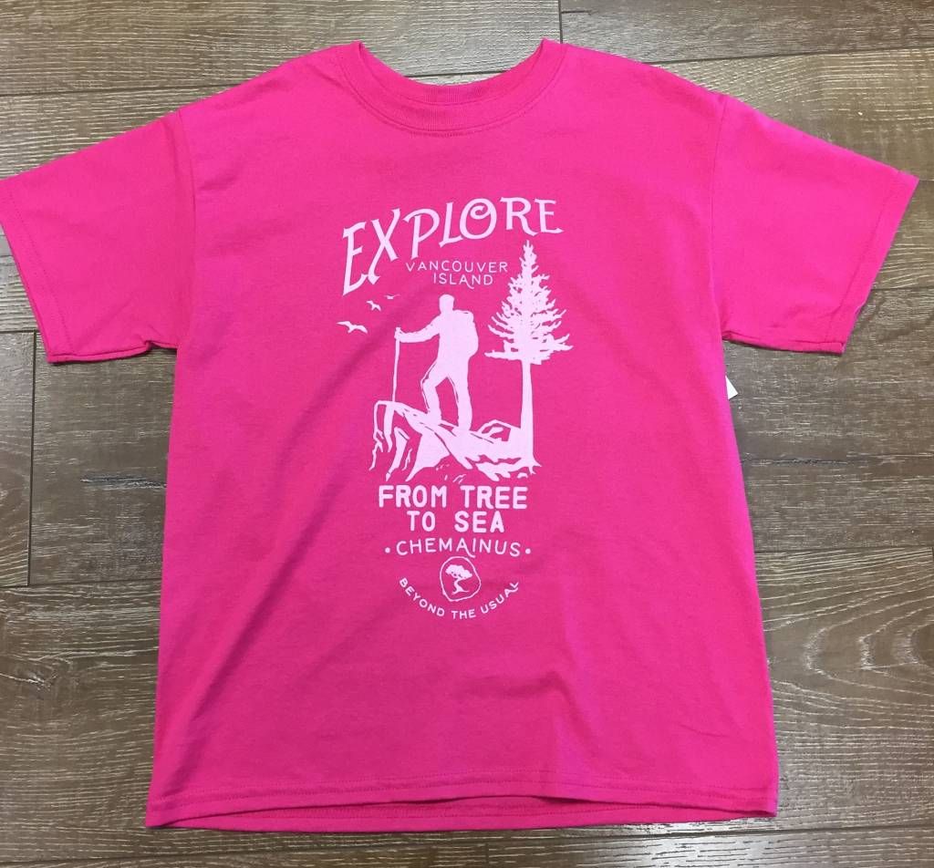 BTU Kids Explore Tee- Pink