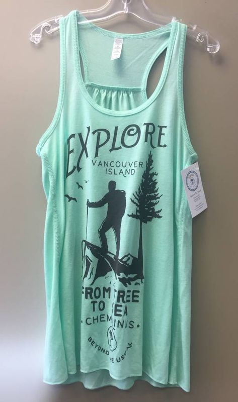 BTU Ladies Explore  Flowy Tank - Mint