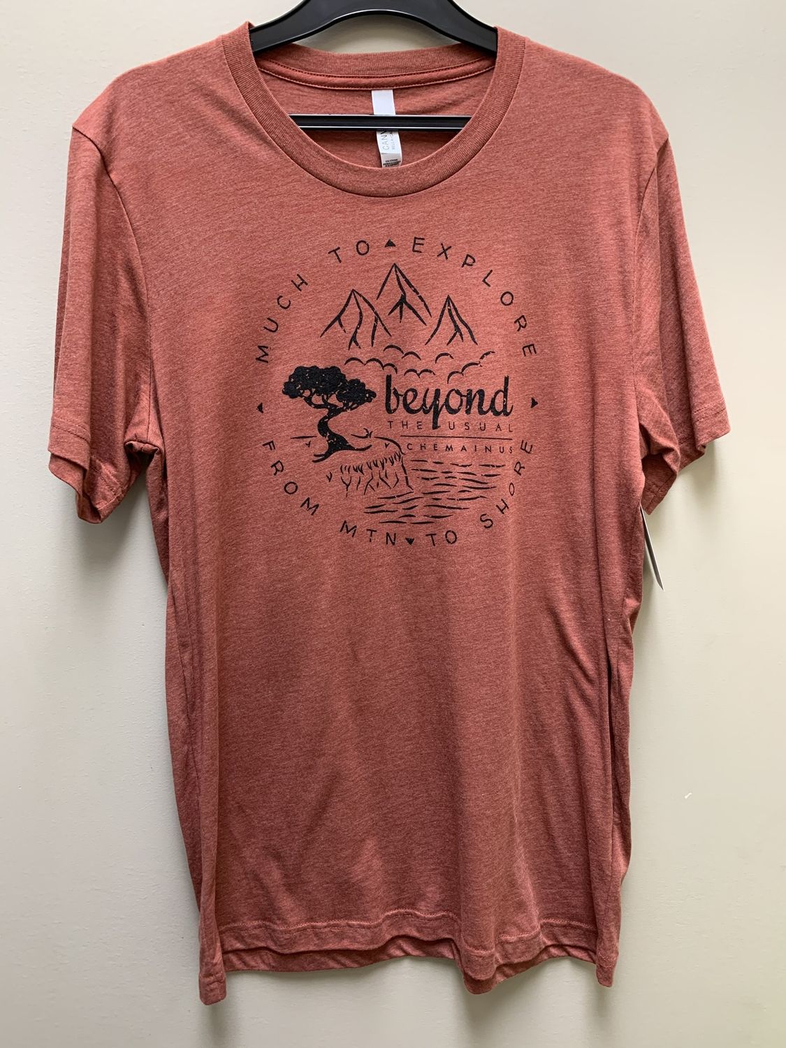BTU Adult Unisex Compass S/S Tee - Rust