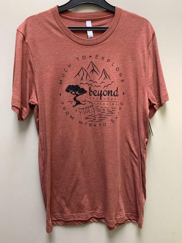 BTU Adult Unisex Compass S/S Tee - Rust