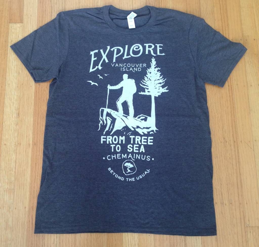 BTU Men&#39;s Explore Tee Charcoal