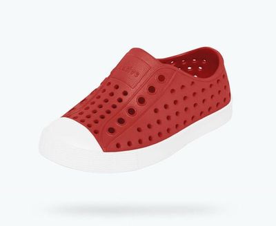 Native Shoes Jefferson Junior - Torch Red/Shell White