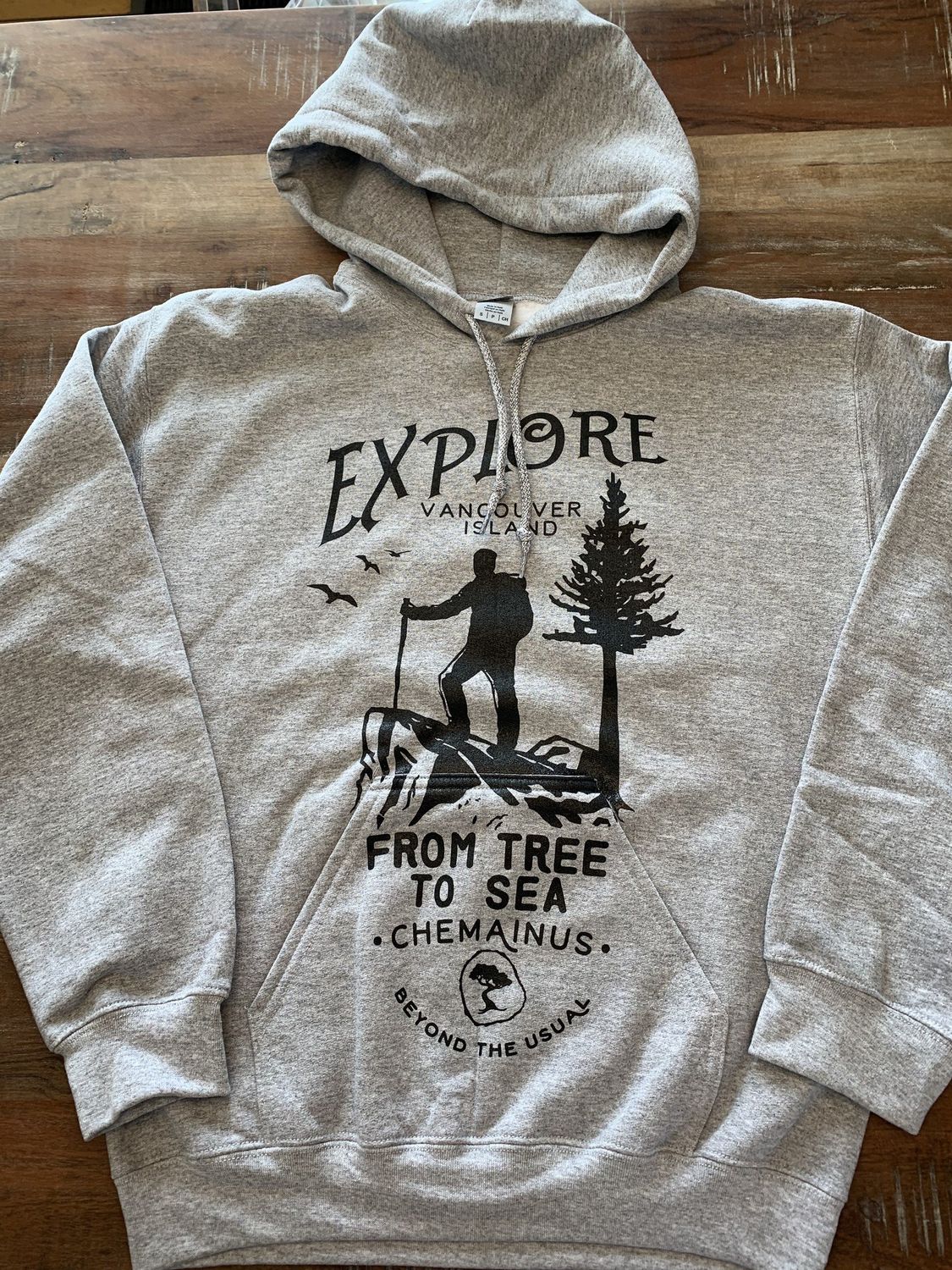 BTU Unisex Hoodie Explore - Ath Grey