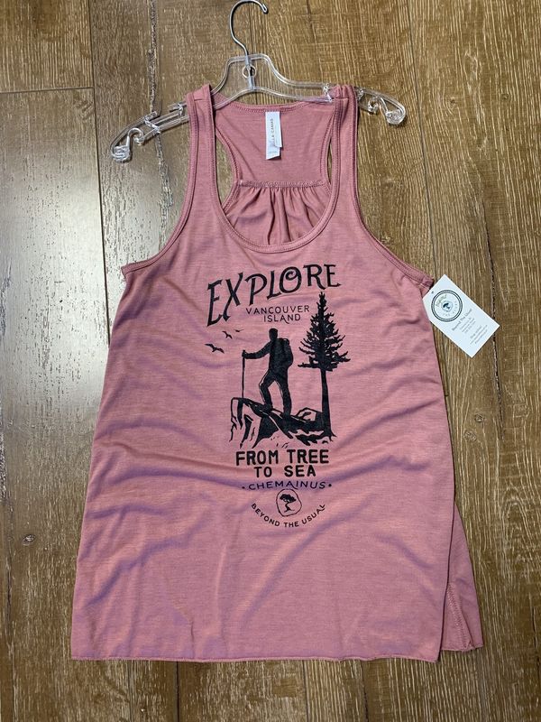 BTU Ladies Explore  Flowy Tank - Mauve