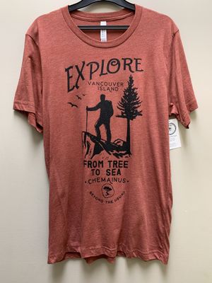 BTU Adult Unisex Explore S/S Tee - Clay