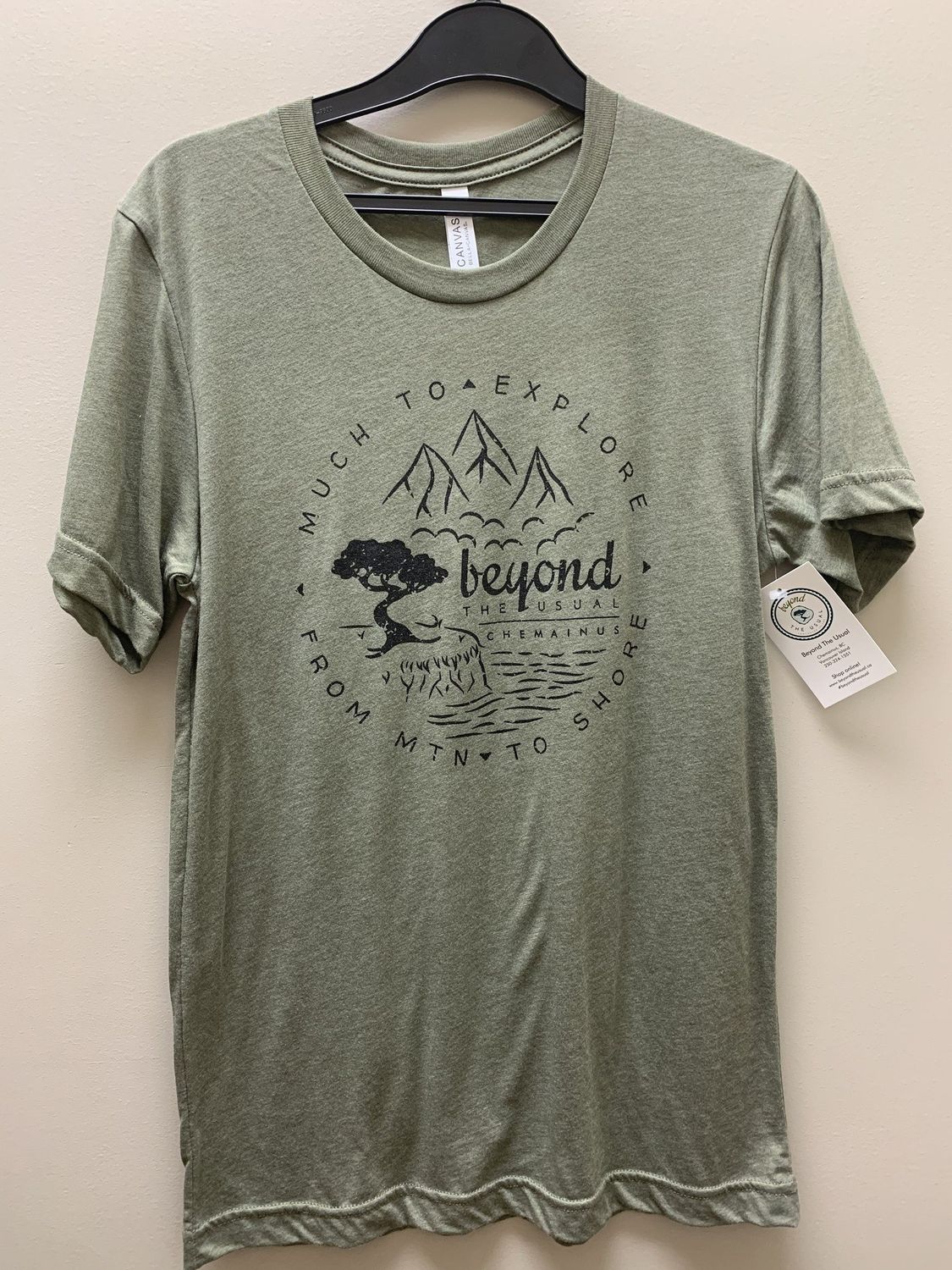 BTU Adult Unisex Compass S/S Tee - Olive