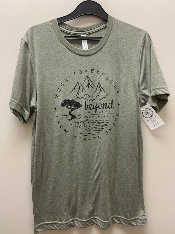 BTU Adult Unisex Compass S/S Tee - Olive