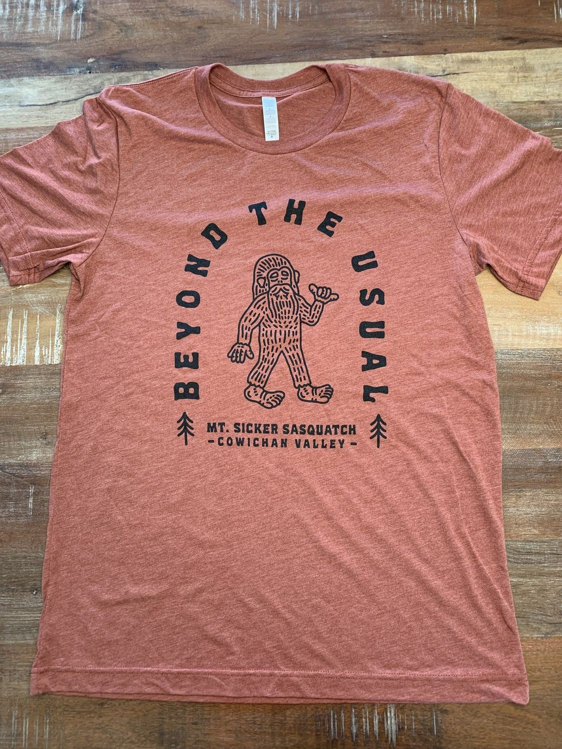 BTU Adult Unisex Sasquatch S/S Tee Rust