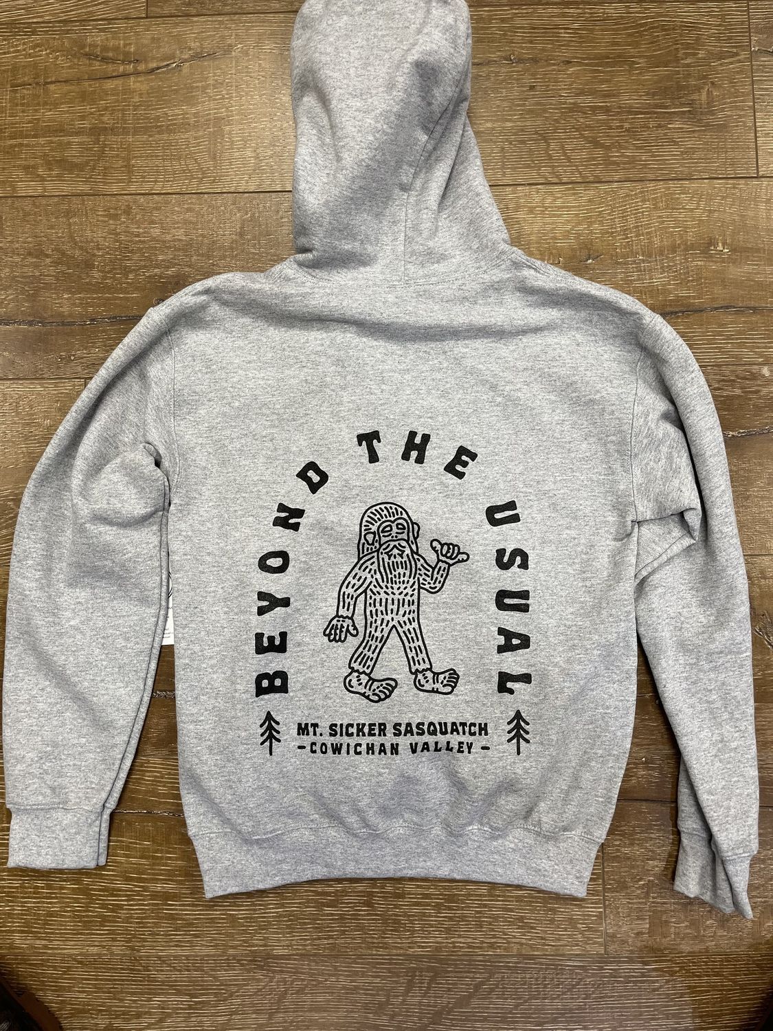 BTU Unisex Sasquatch Hoodie Grey