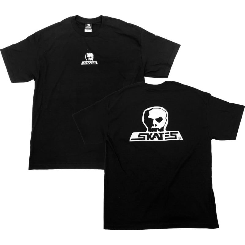 Skull Skates Skull Logo T-shirt - Blk/Wht
