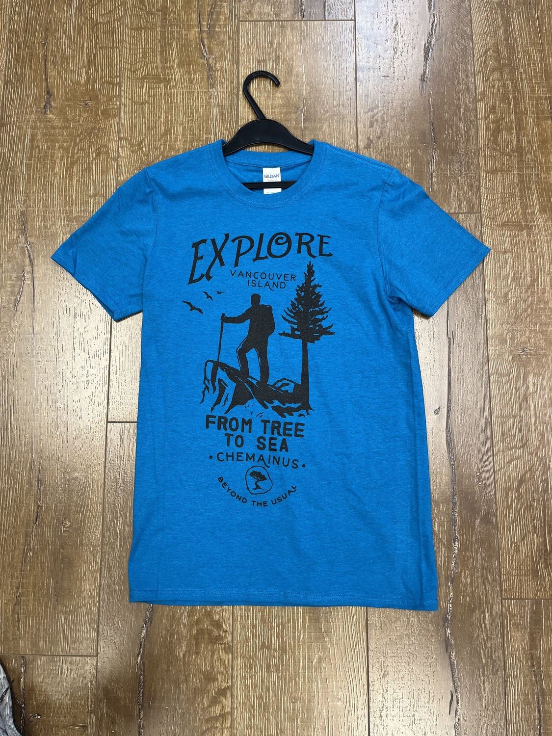 BTU Adult Unisex Explore S/S Tee - Sapphire