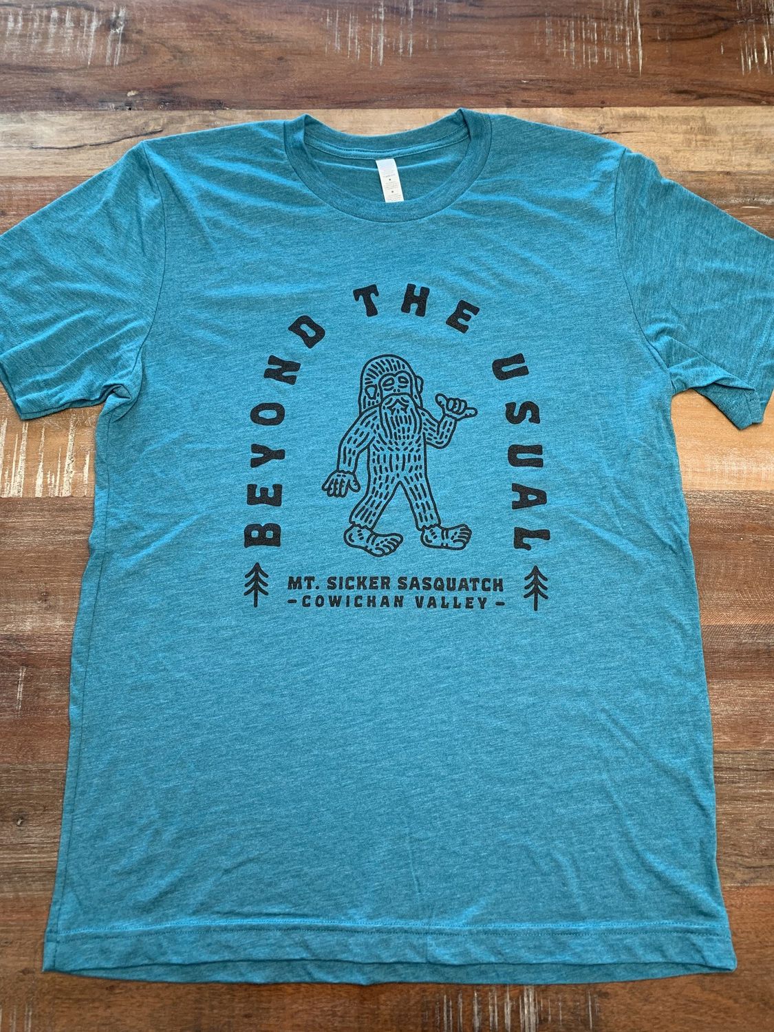 BTU Adult Unisex Sasquatch S/S Tee Teal