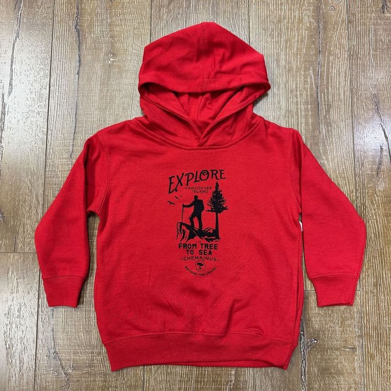 BTU Toddler Explore Hoodie - Red