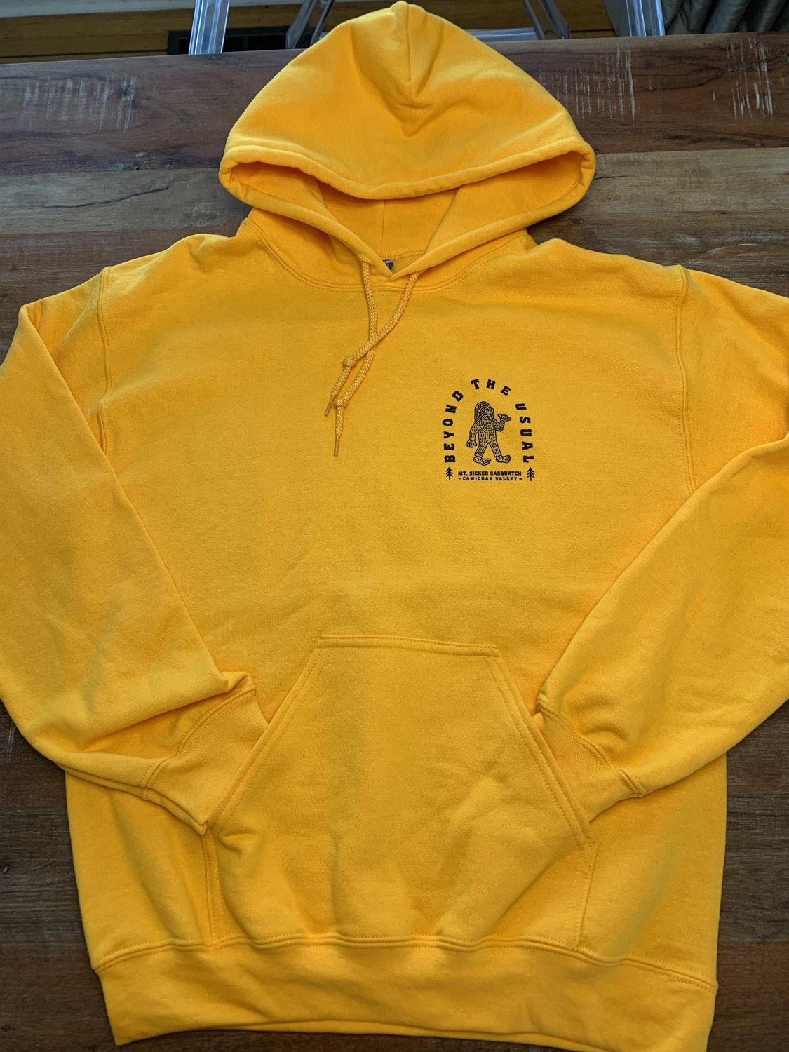 BTU Unisex Sasquatch Hoodie Gold