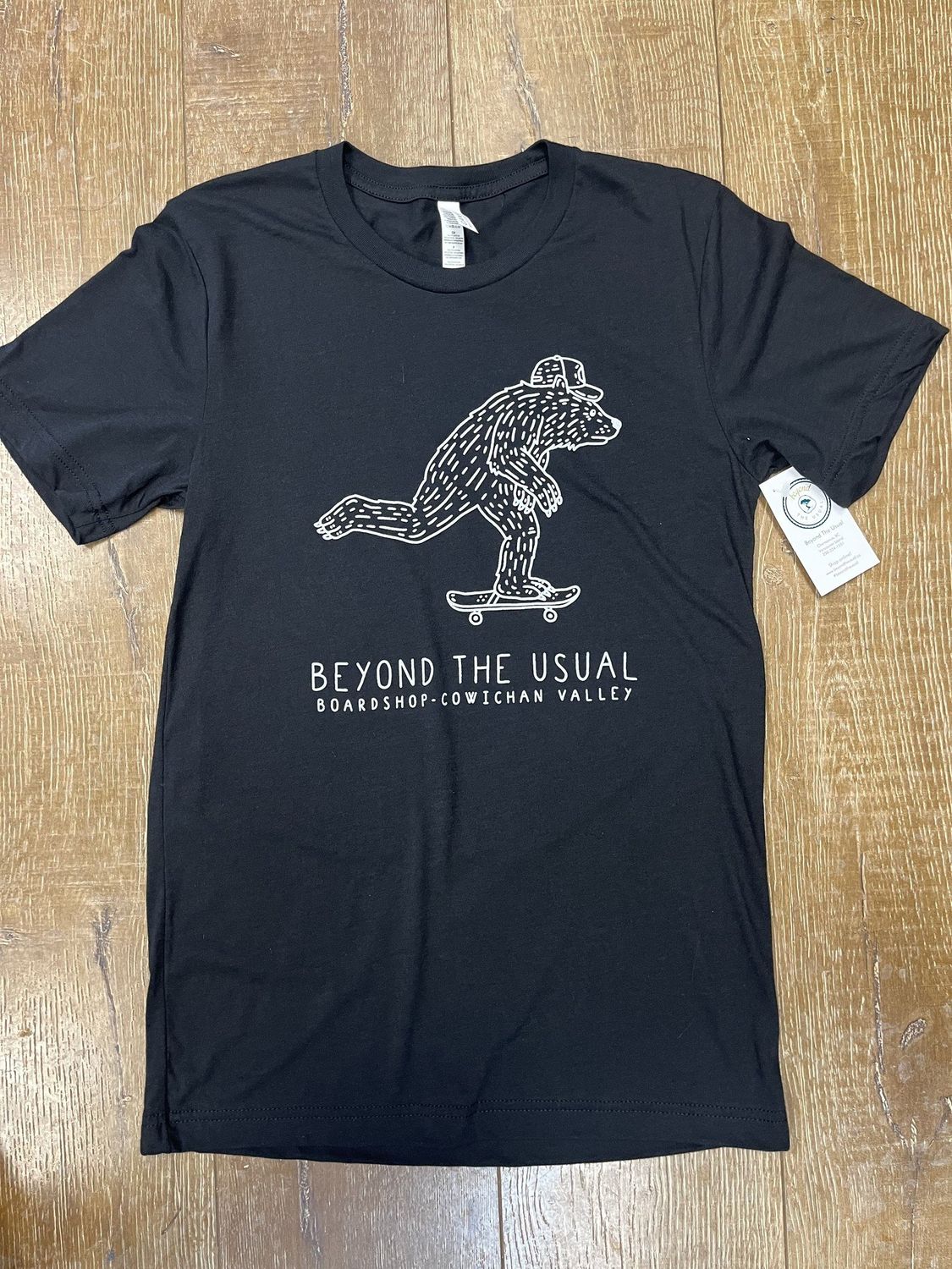BTU Adult Unisex Skate Bear S/S Tee - Black