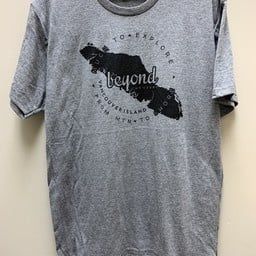 BTU Adult Unisex VanIsle Map S/S Tee - Hthr Grey