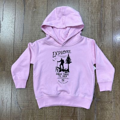 BTU Toddler Explore Hoodie - Light Pink
