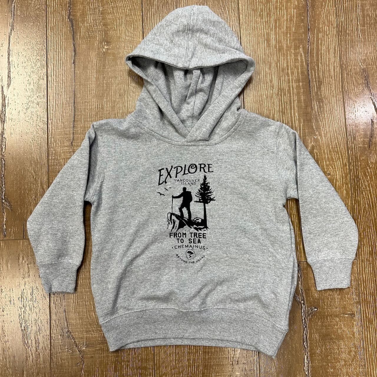 BTU Toddler Explore Hoodie - Heather Grey