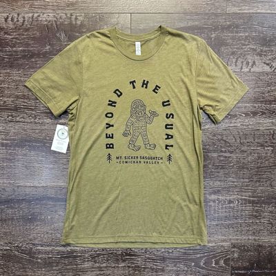 BTU Adult Unisex Sasquatch S/S Tee Olive