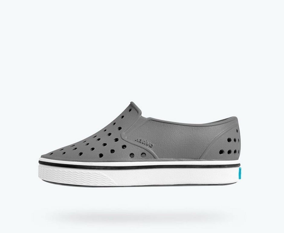 Native Miles Child Dublin Grey Shell White
