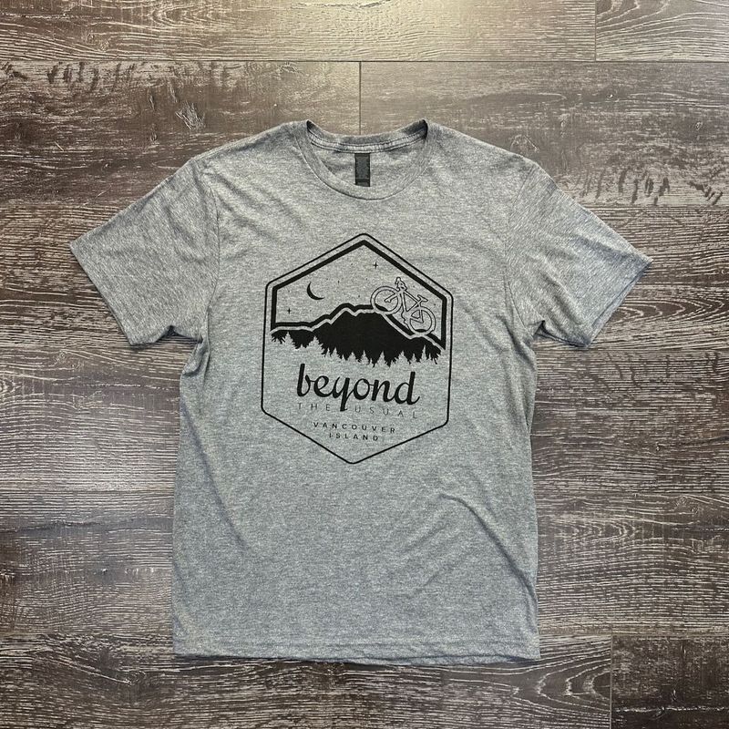 BTU Adult Unisex Bike S/S Tee Heather Grey