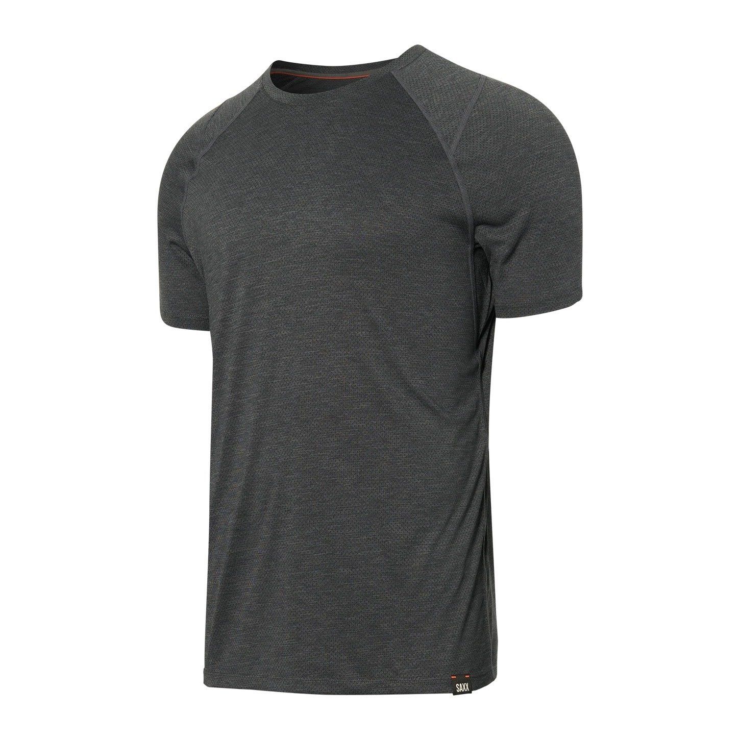 SAXX All Day Aerator Tee  S/S - Faded Black