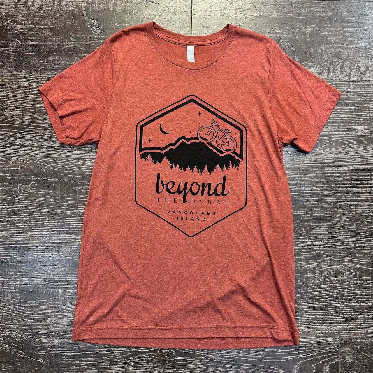 BTU Adult Unisex Bike S/S Tee Rust