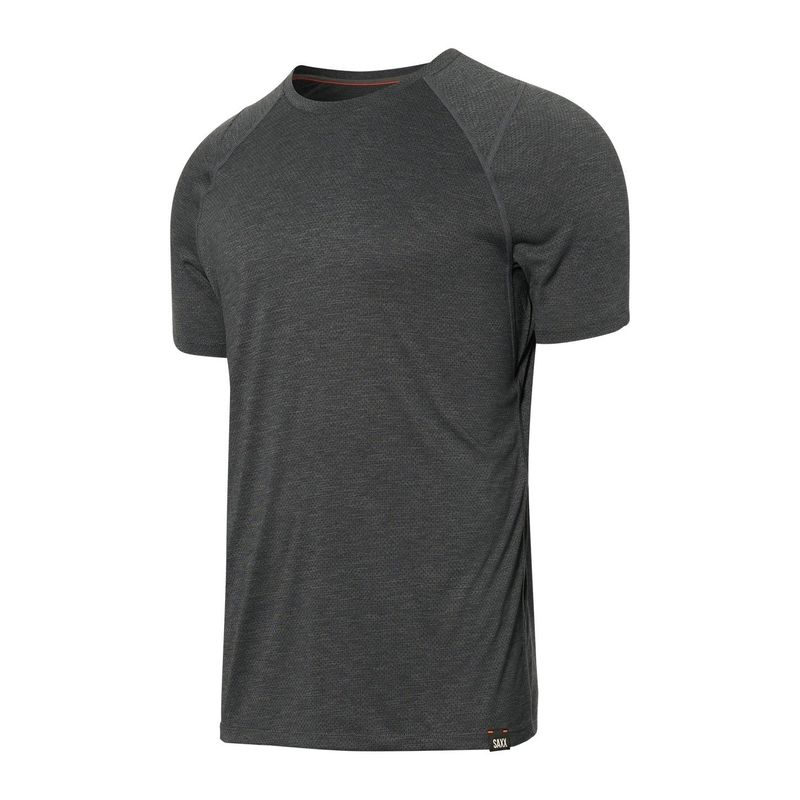 SAXX All Day Aerator Tee  S/S - Faded Black