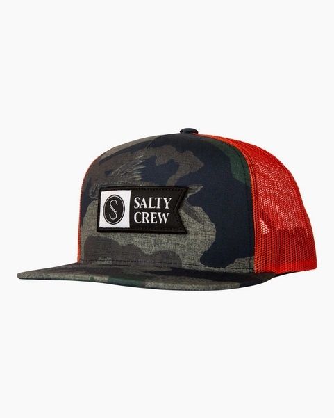 Salty Crew Alpha Twill Trucker Hat