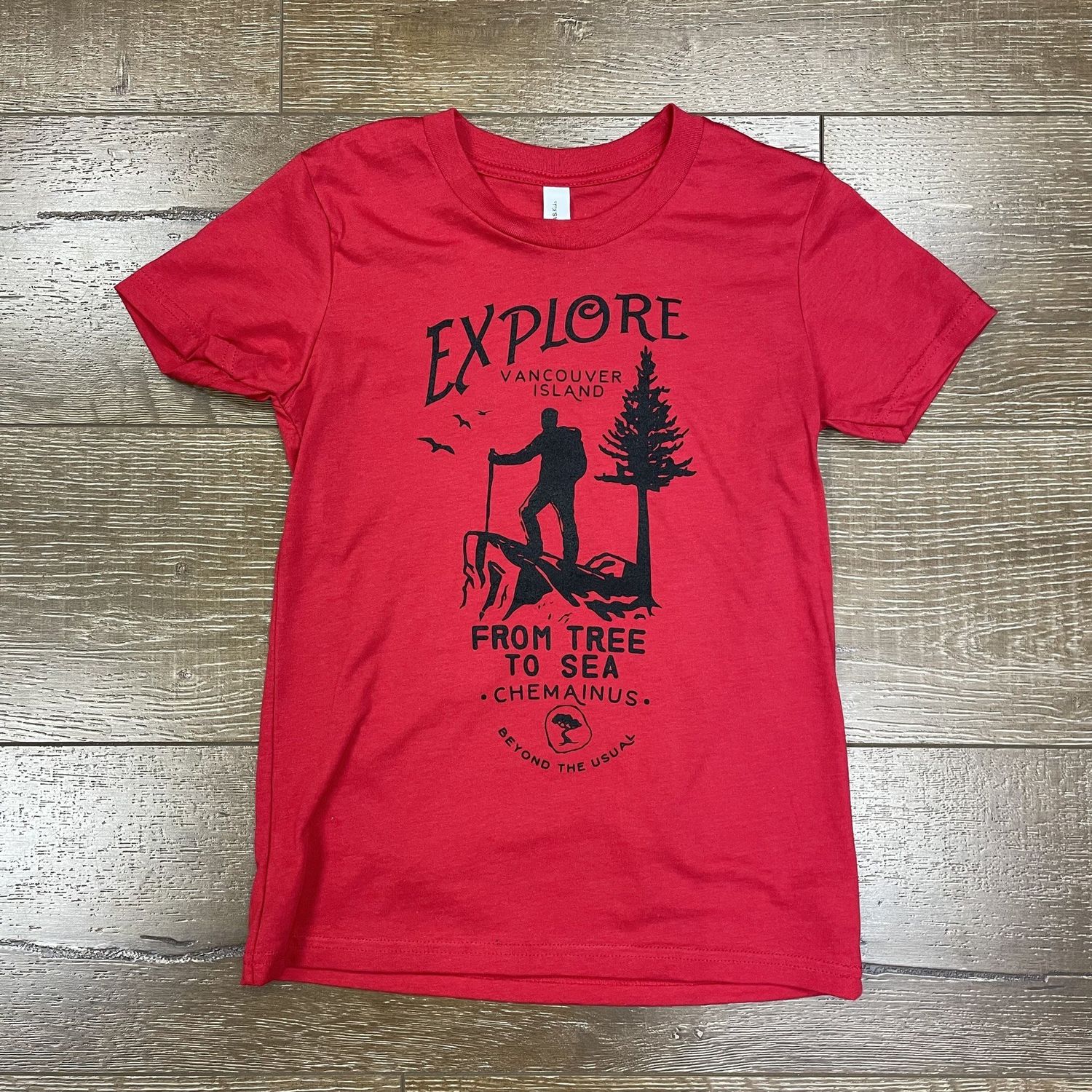 BTU Youth Explore S/S Tee - Red