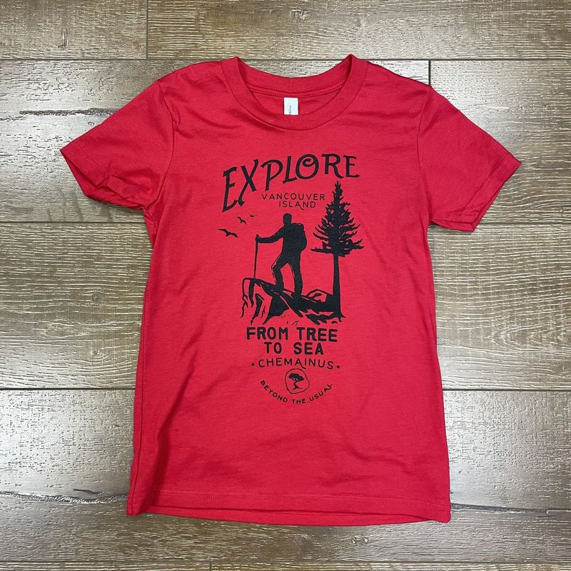 BTU Youth Explore S/S Tee - Red