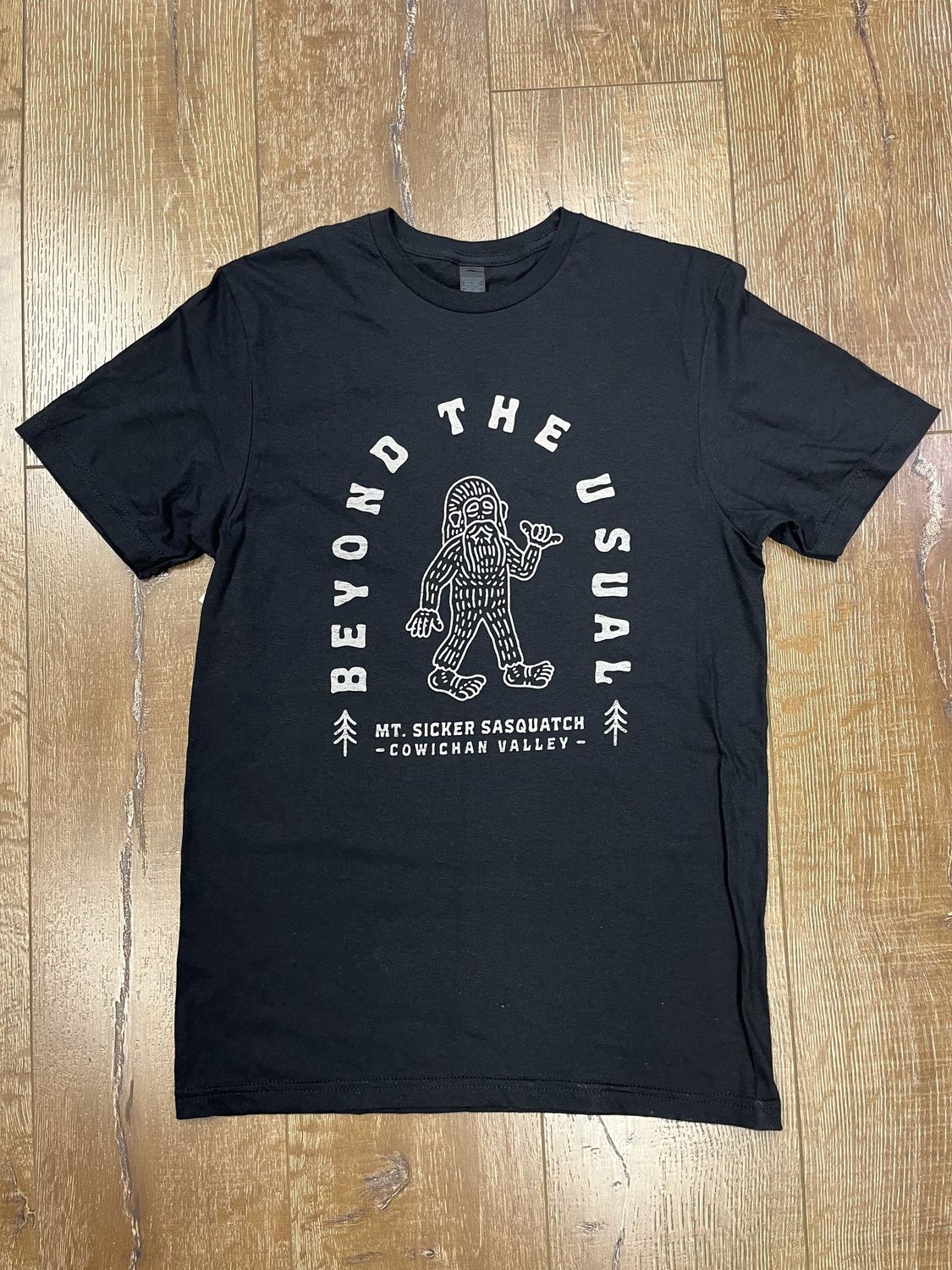 BTU Adult Unisex Sasquatch S/S Tee Black