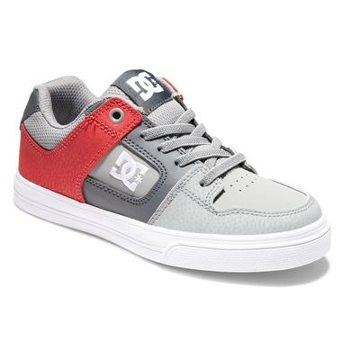 DC Shoes Youth Pure Elastic - Grey Grey White XSSW