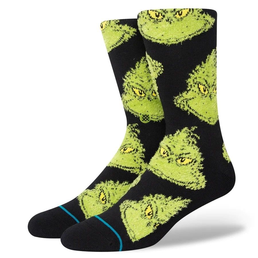 Stance Socks Grinch Mean One Crew