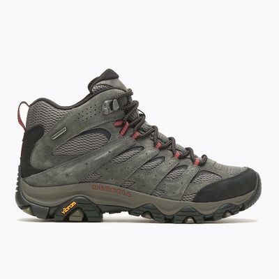 Merrell Men&#39;s Moab 3 Mid Wide WP Hiking Shoe - Beluga