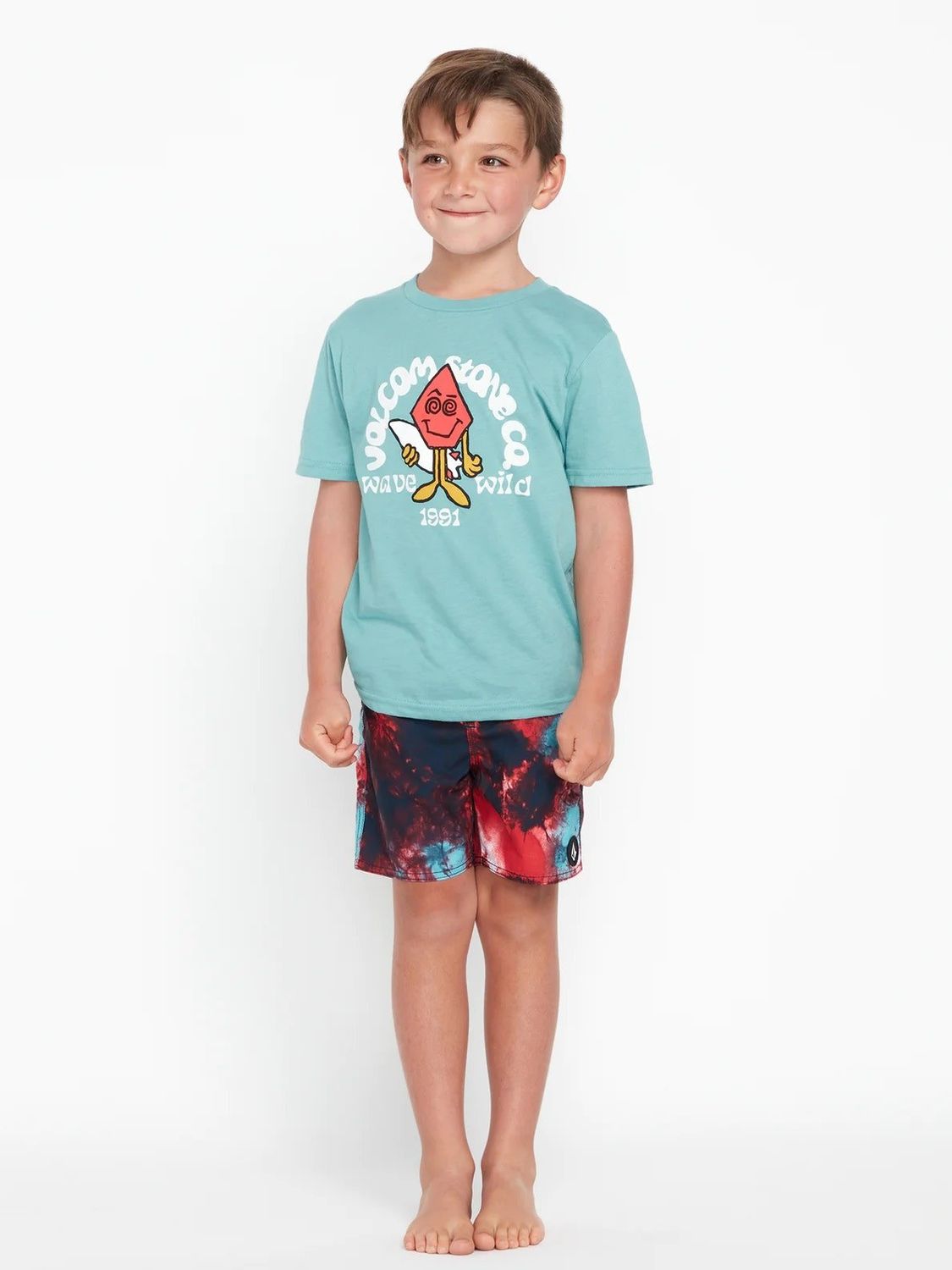 Volcom Boys Wave Wild SS Tee - CBL