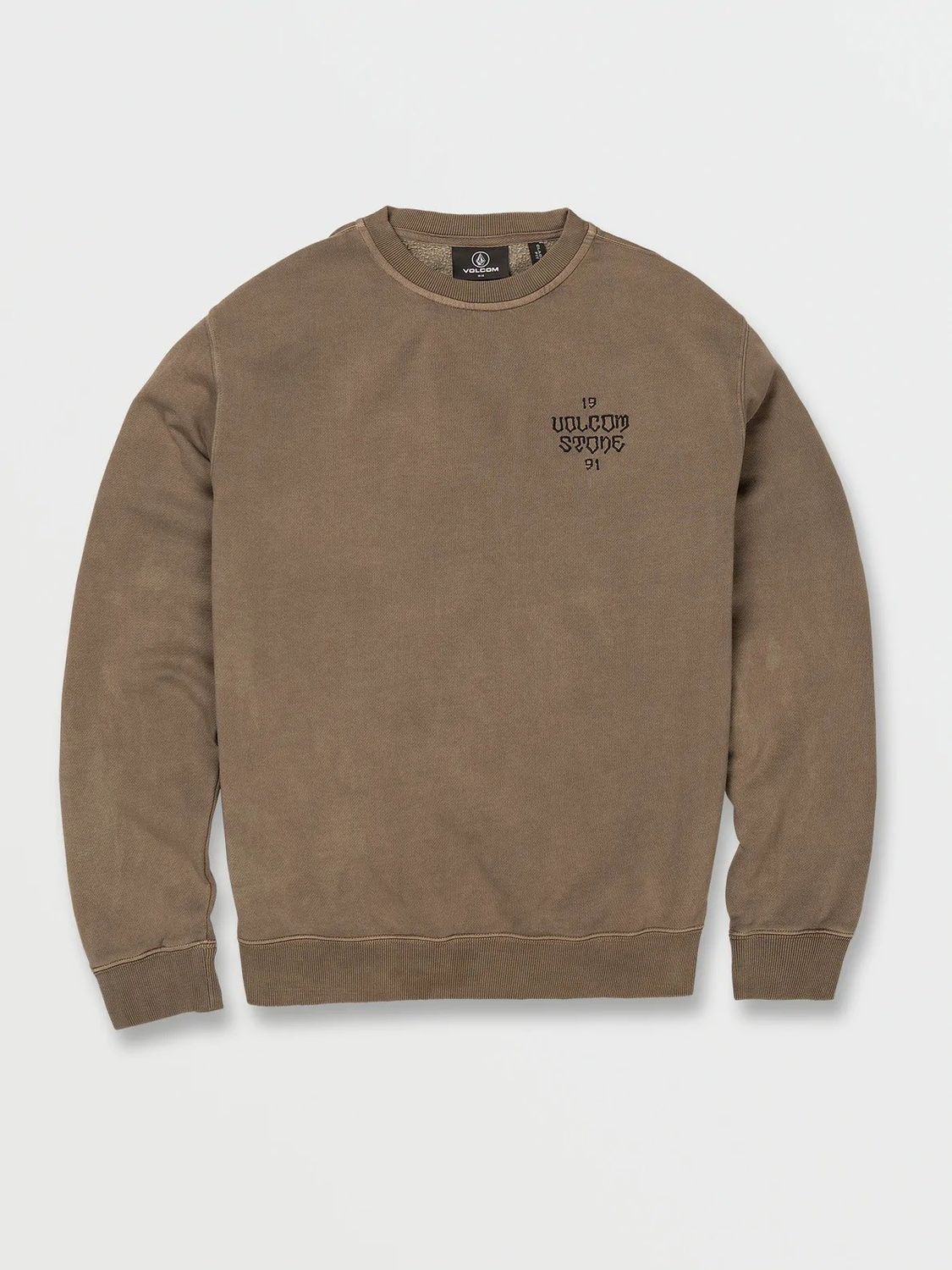 Volcom Men&#39;s Compstone Crew Fleece - MUD