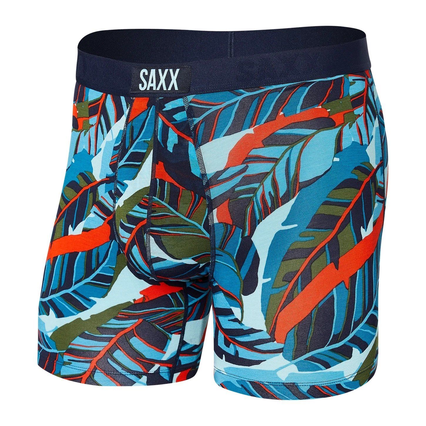 SAXX Vibe Boxer Brief - Blue Pop Jungle