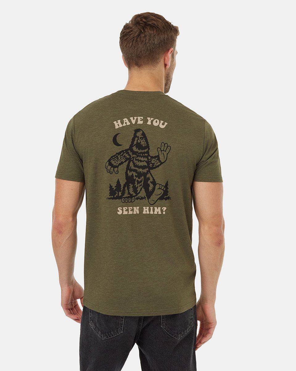 Tentree Men&#39;s Have You Seen Him S/S Tee - Olive Night Green