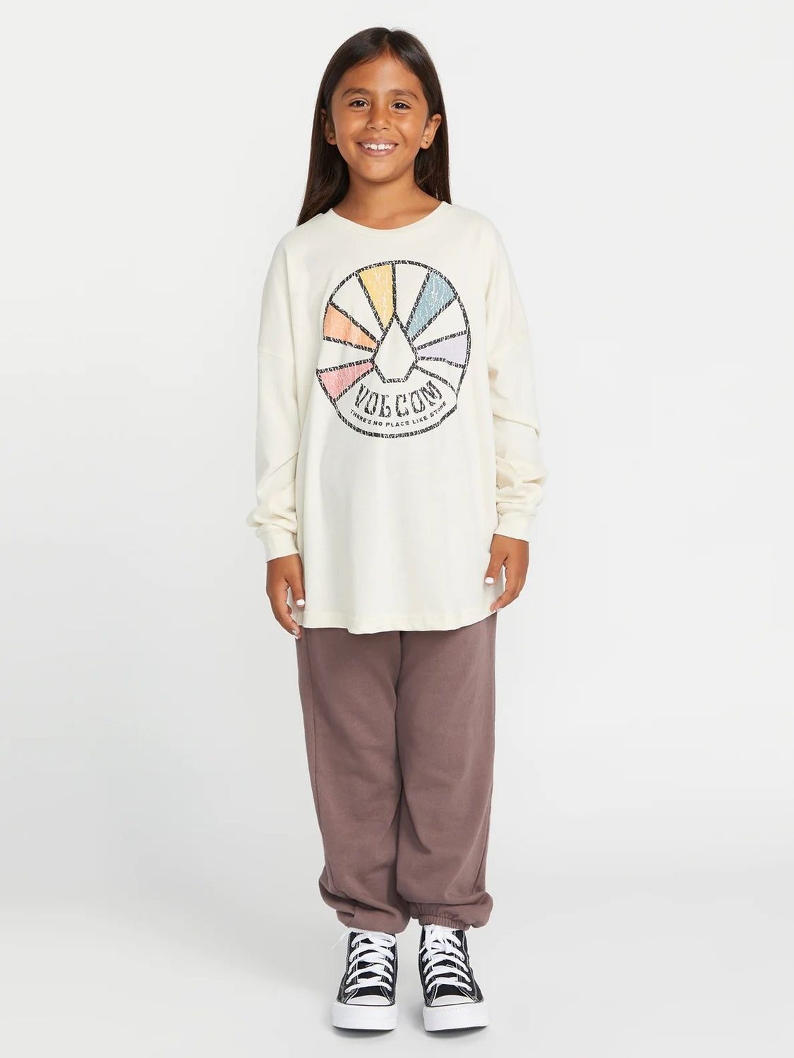 Volcom Girls Werkin Doubles LS - CLO