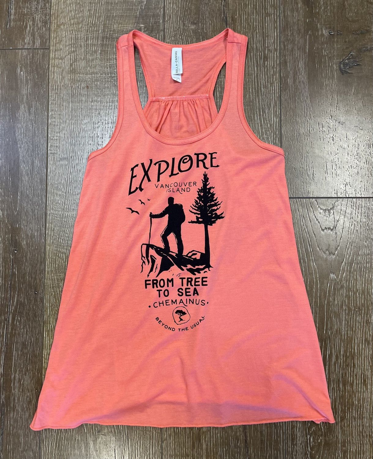 BTU Ladies Explore  Flowy Tank - Coral