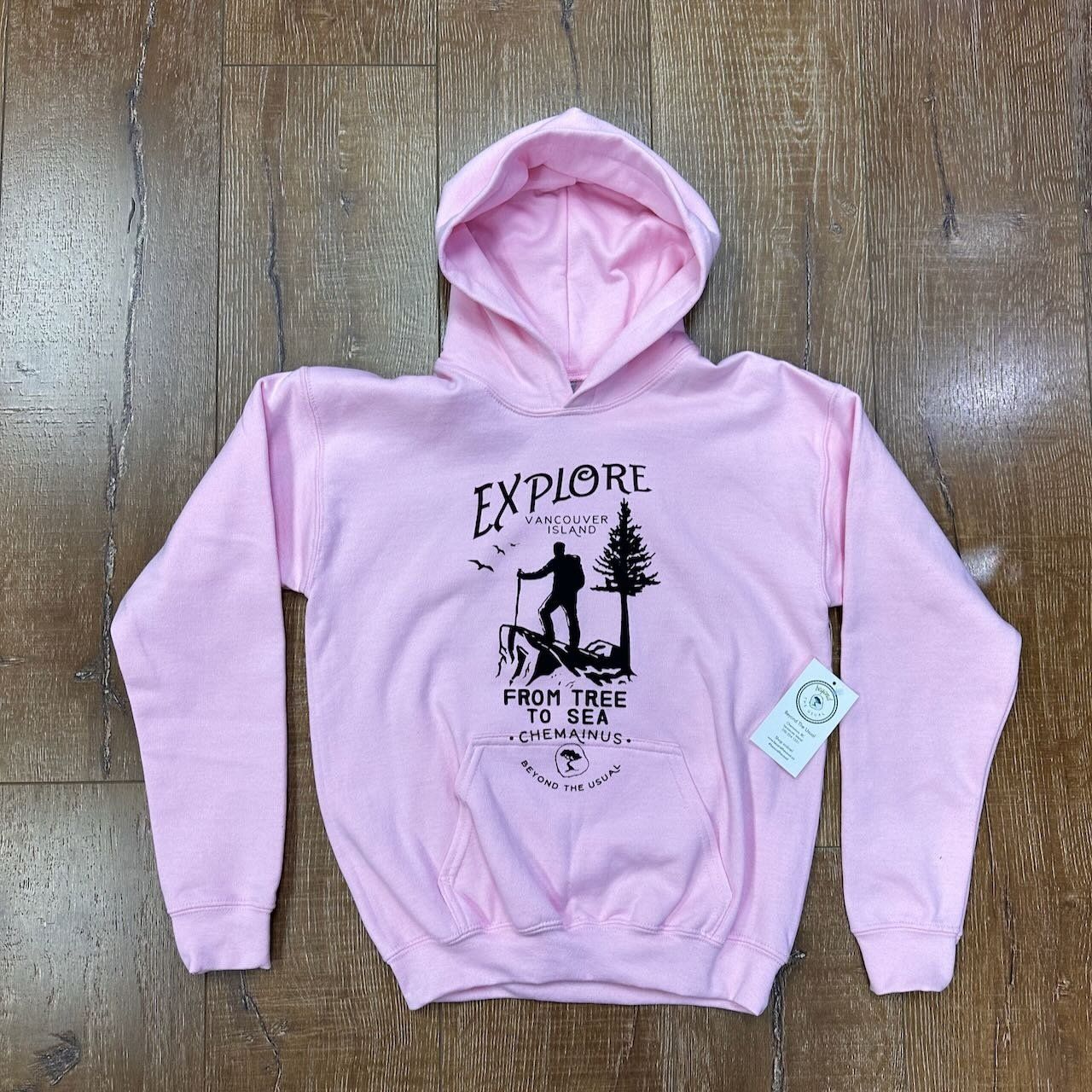 BTU Youth Explore Hoodie - Light Pink