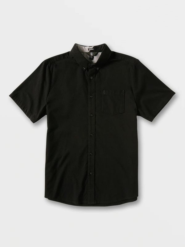 Volcom Men&#39;s Everett Oxford SS Shirt- BLK