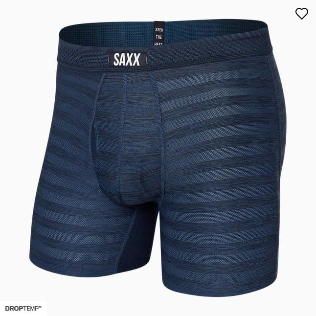 SAXX Droptemp Cool Mesh Boxer Brief  - Dk Denim