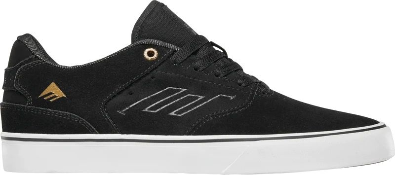 Emerica The Low Vulc Shoes - blk/wht/gold