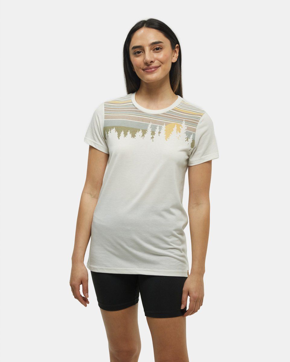 Tentree Women Retro Juniper Tee - Undyed