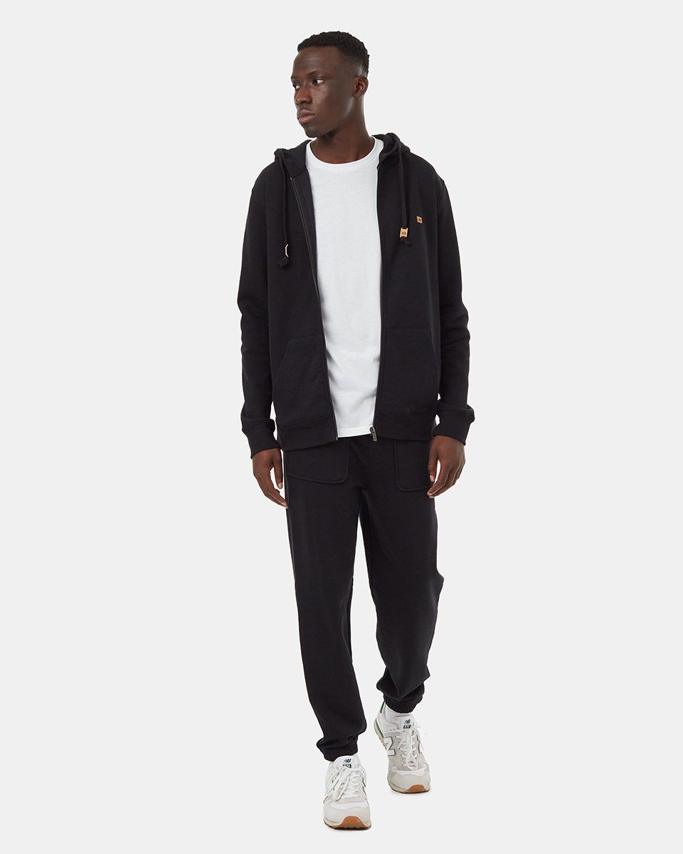 Tentree Men Reynard Zip Hoodie - Meteorite Black