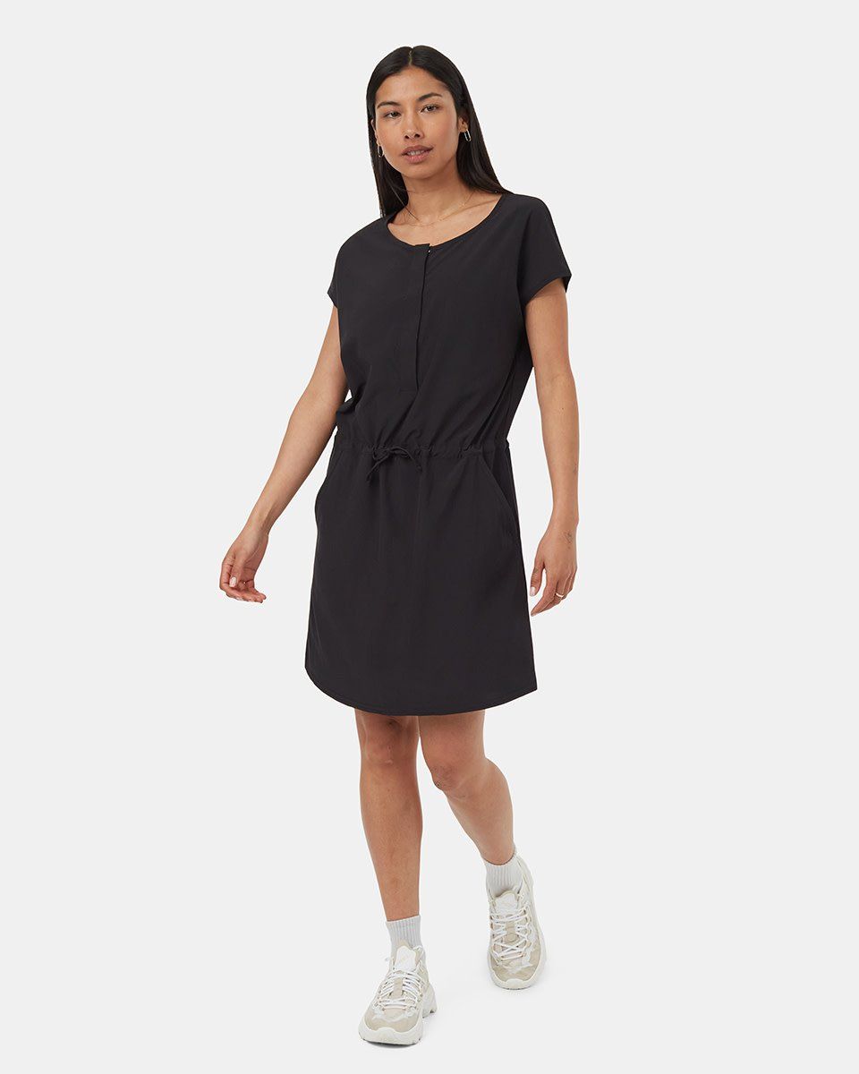 Tentree inmotion Shortsleeve dress- Black