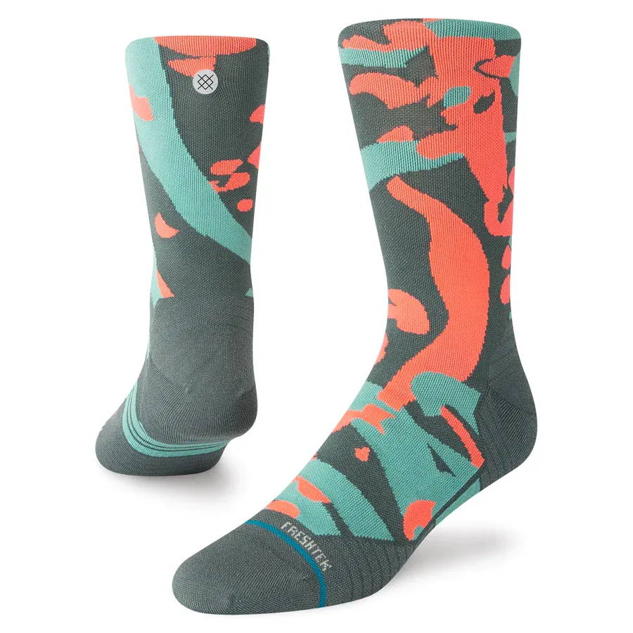 Stance Socks Run Lipard Crew- Jade